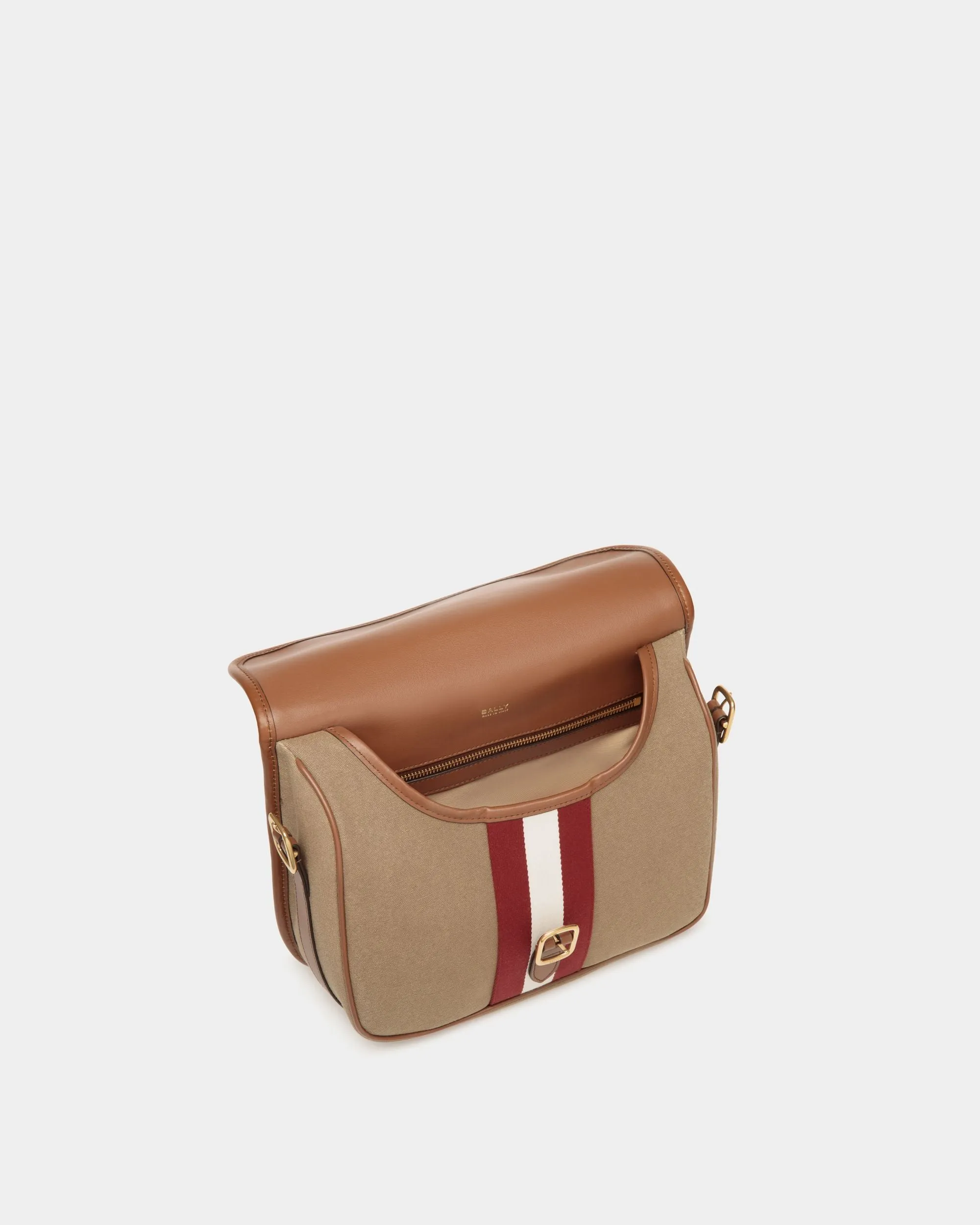Sac À Bandoulière Beckett En Toile De Coton Kaki