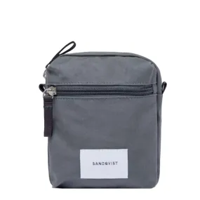 Sac à Bandoulière Sandqvist Sixten Vegan Dark Slate With Navy Webbing