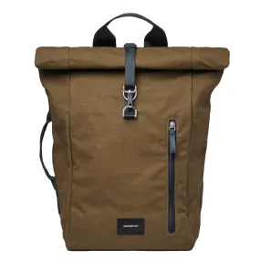 Sac à Dos Sandqvist Dante Vegan Olive With Navy Webbing