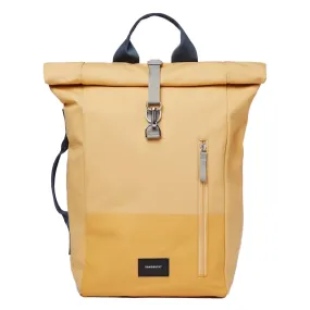 Sac à Dos Sandqvist Dante Vegan Yellow Leaf With Navy Webbing