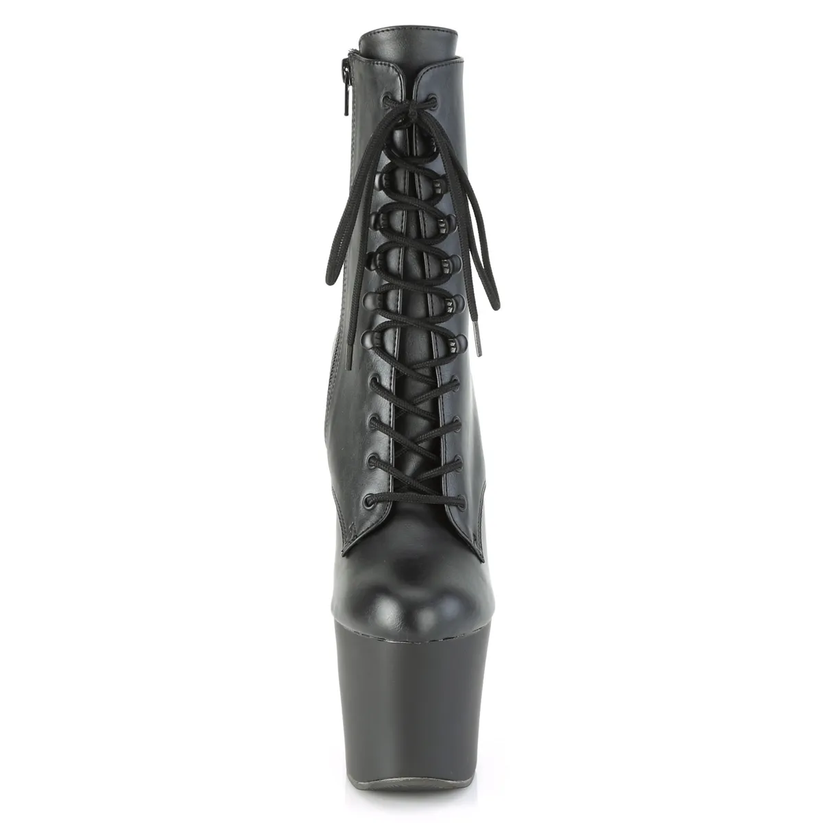 Similicuir 18 cm IRONGRIP-1020 bottines à talons hauts poing américain