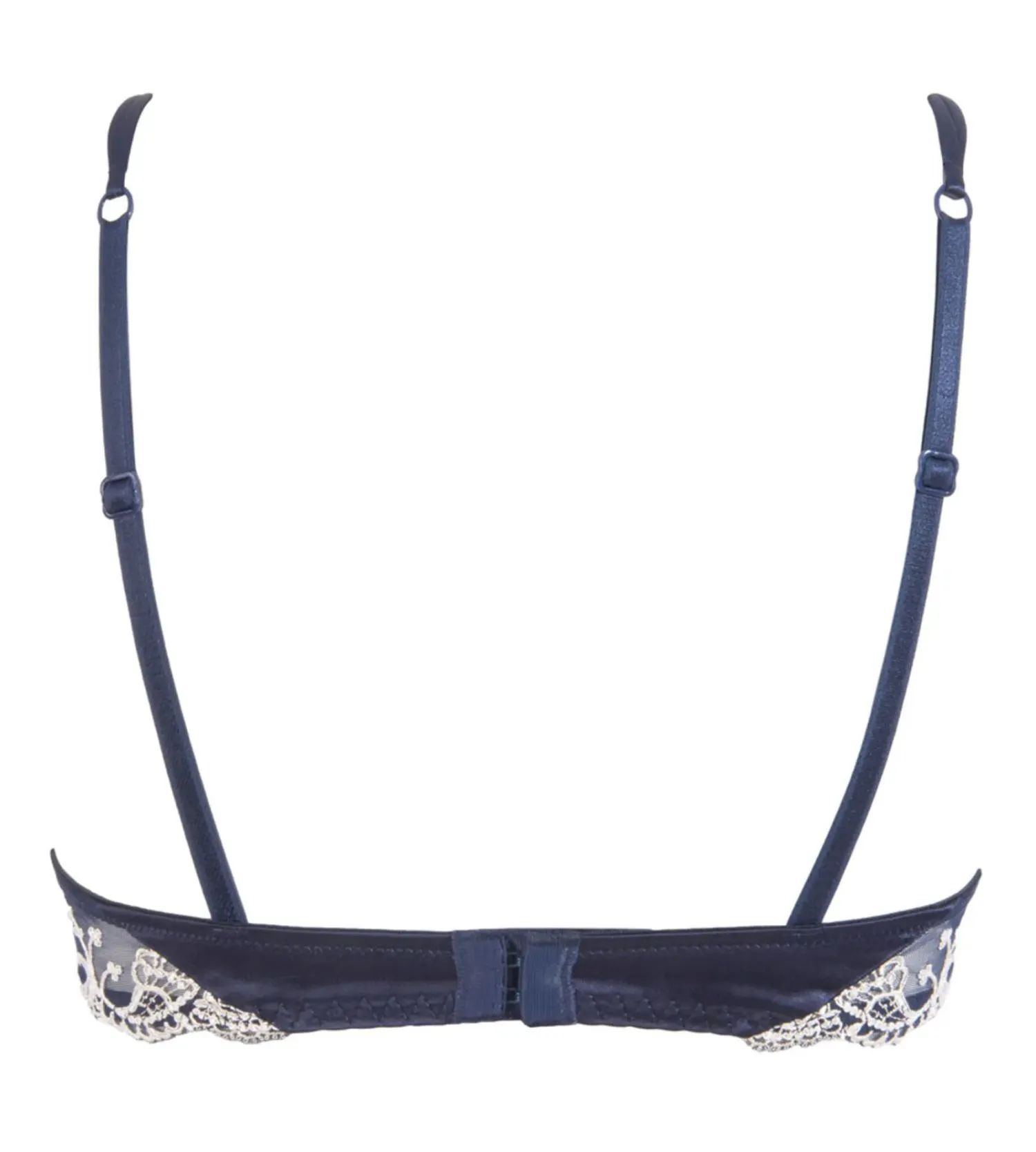 Soutien-gorge corbeille Splendeur Soie MARINE OR