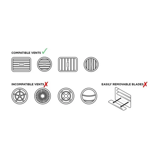 Support de smartphone Quad Lock pour grille d'aération QLM-VNT | Moto Shop 35