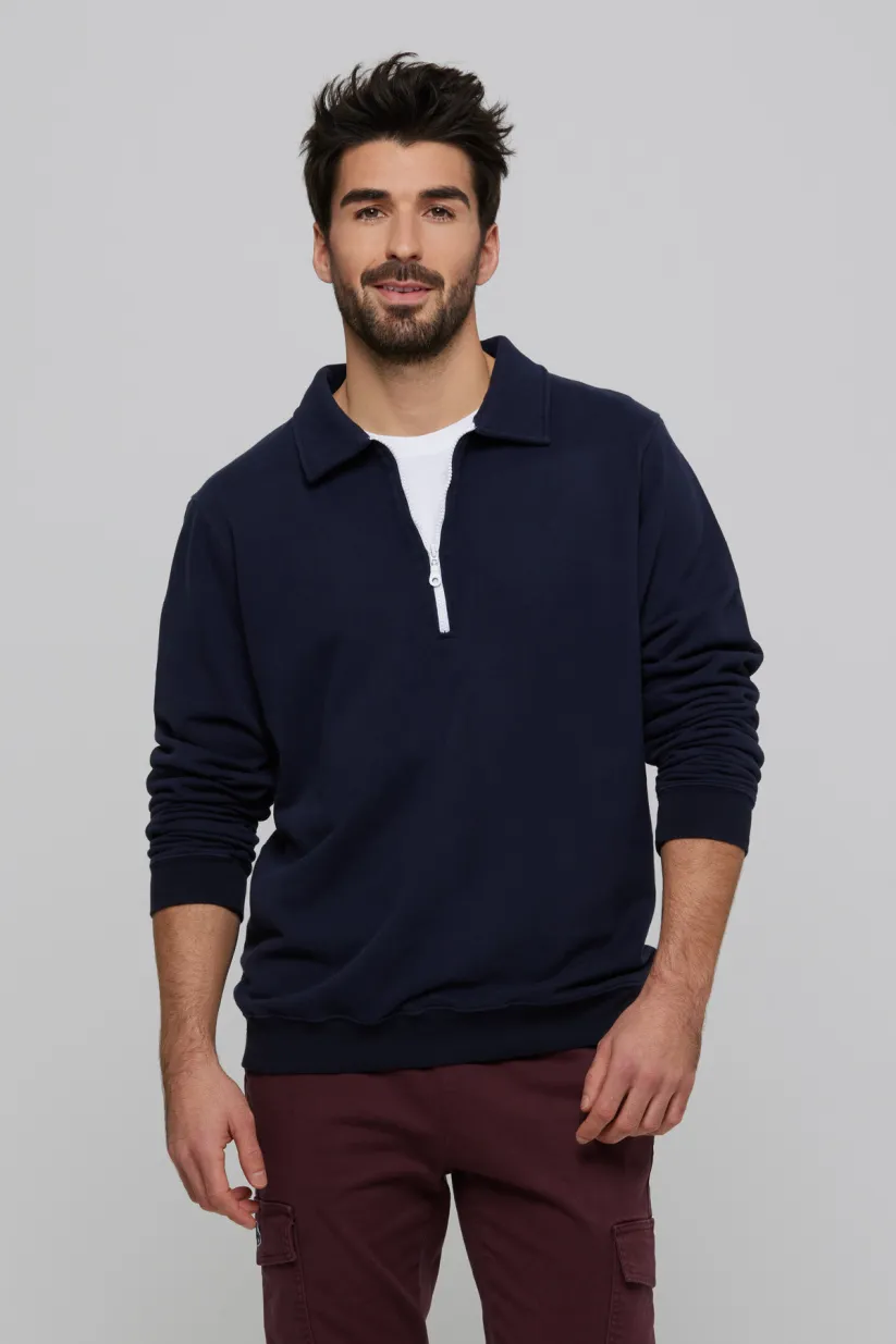 Sweat Cooper NUDE col camionneur Cooper zippé homme by French Disorder