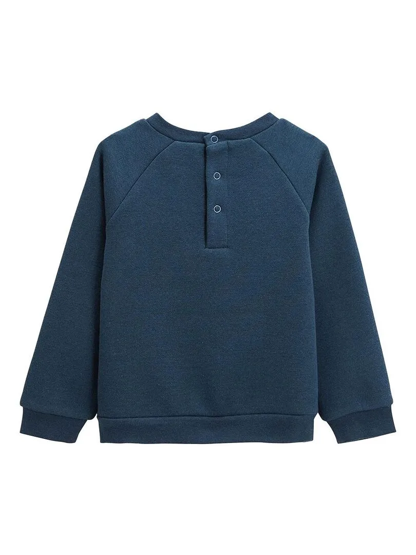 Sweat-shirt bébé en molleton Misscerise - Bleu