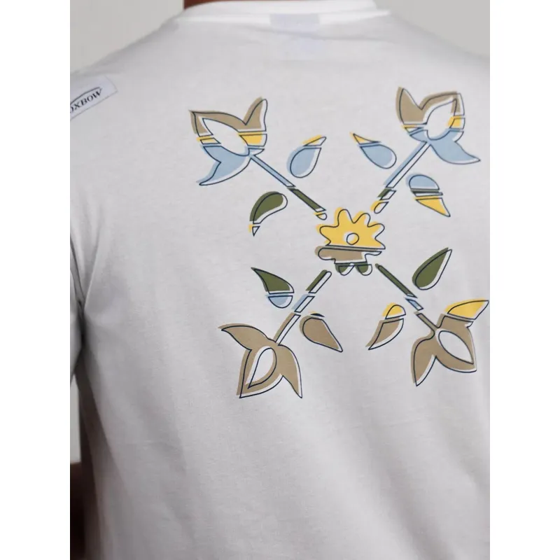 T-shirt graphique imprimé tumurai blanc homme - Oxbow | wimod