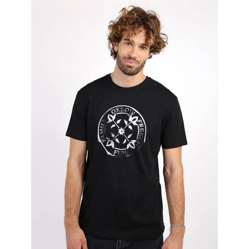 T-shirt graphique imprimé tumurai blanc homme - Oxbow | wimod