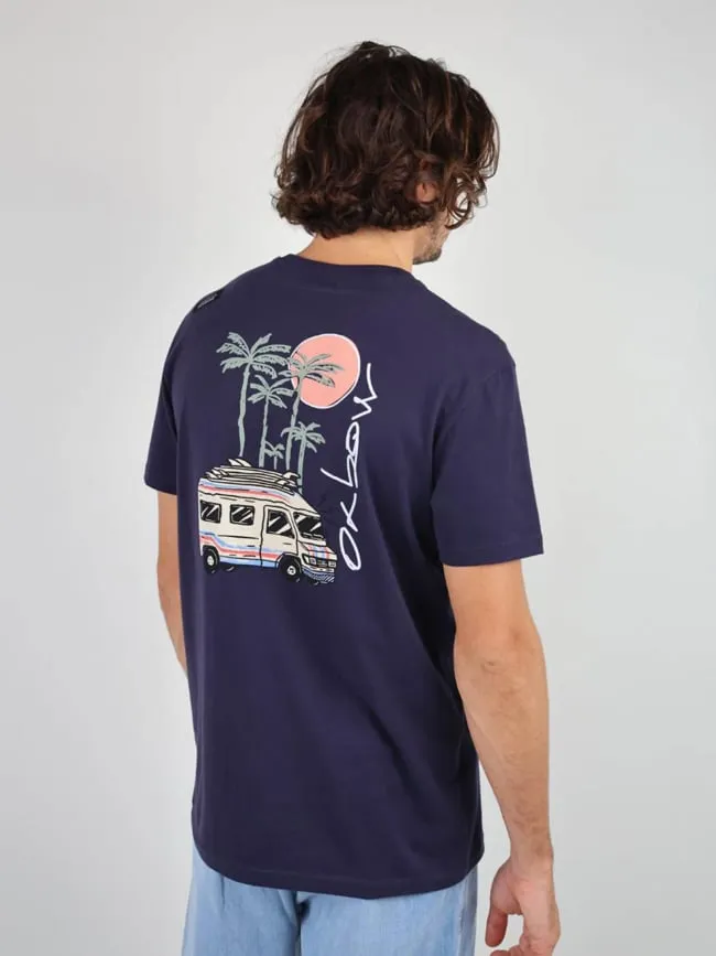 T-shirt graphique summer van noir homme - Oxbow | wimod