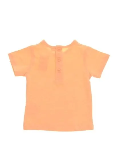 T-shirt manches courtes-BCBC--Corail-3 mois-FILLE