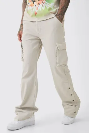 Tall - Pantalon cargo large surteint à imprimé pierre