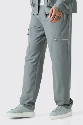 Tall - Pantalon cargo technique à taille élastiquée