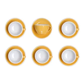 Tasse à latte avec soucoupe Loveramics Egg Yellow, 300 ml, 6 pcs.