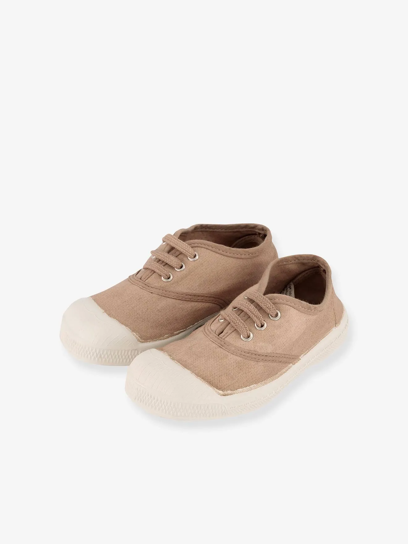 Tennis à lacets coton enfant BENSIMON® beige - Bensimon