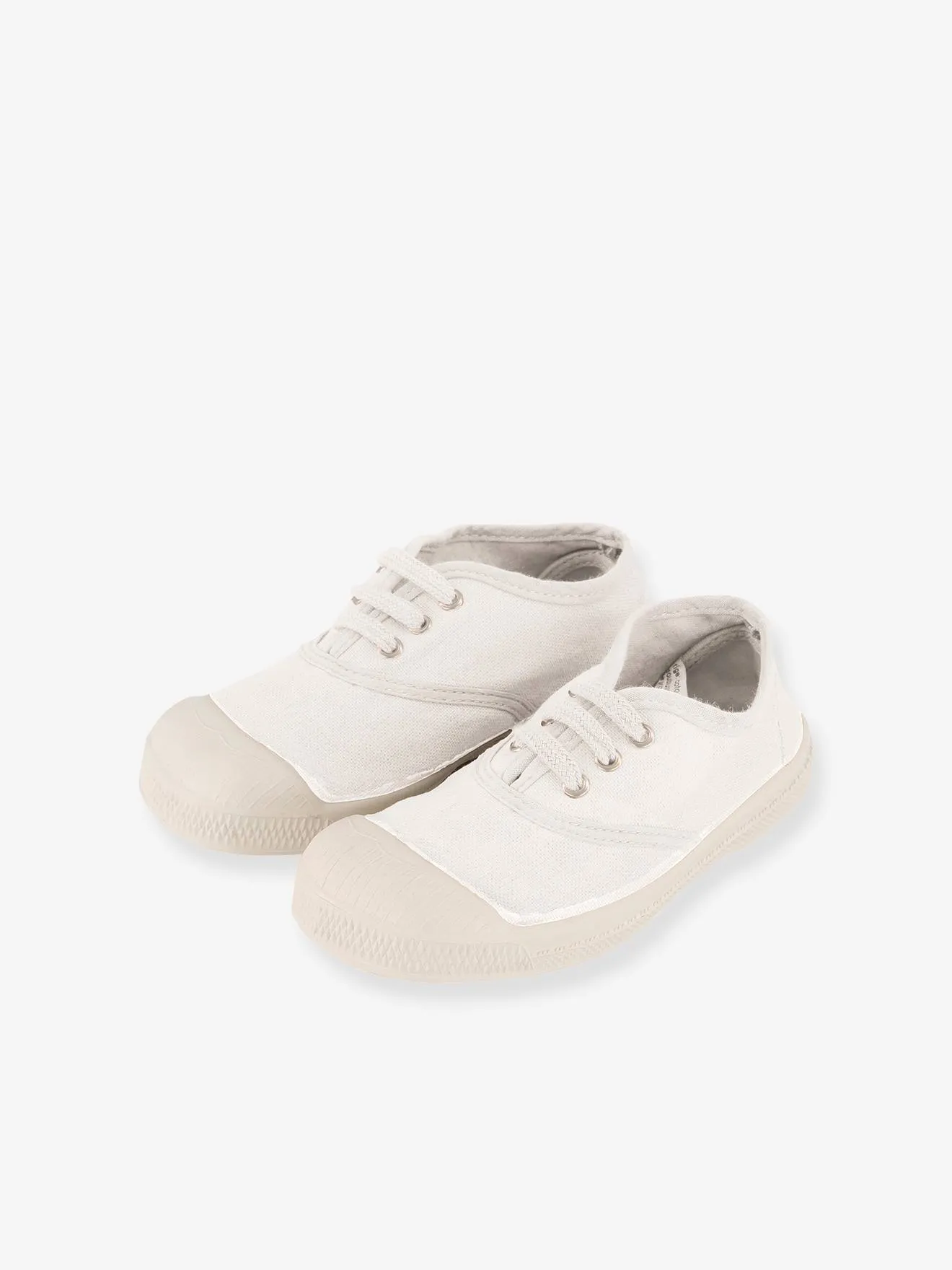 Tennis à lacets coton enfant BENSIMON® beige - Bensimon