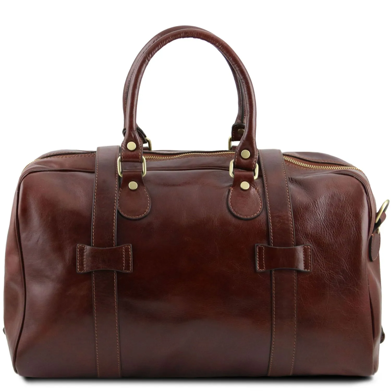 TL Voyager - Sac de Voyage en Cuir - Grand Modèle Marron TL141248