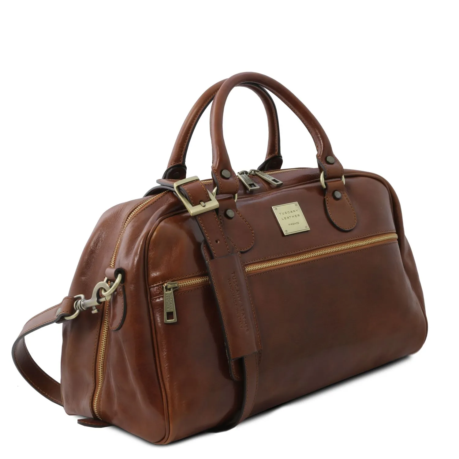 TL Voyager - Sac de Voyage en Cuir - Petit Modèle Marron TL141405