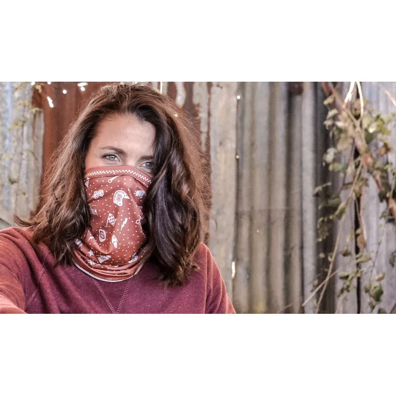 Tour de cou Tube Red Chili moto - Wildust Sisters