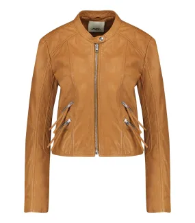 Veste en cuir Leys Natural Isabel Marant - Jane de Boy