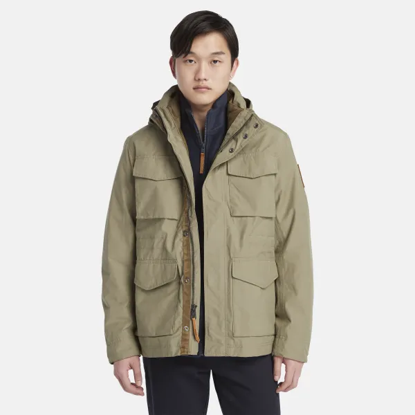 Veste militaire 3 en 1 Abington pour homme en vert
