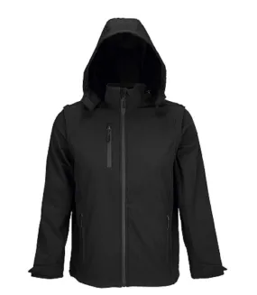 Veste softshell 3 en 1 - Homme - 03995 - noir