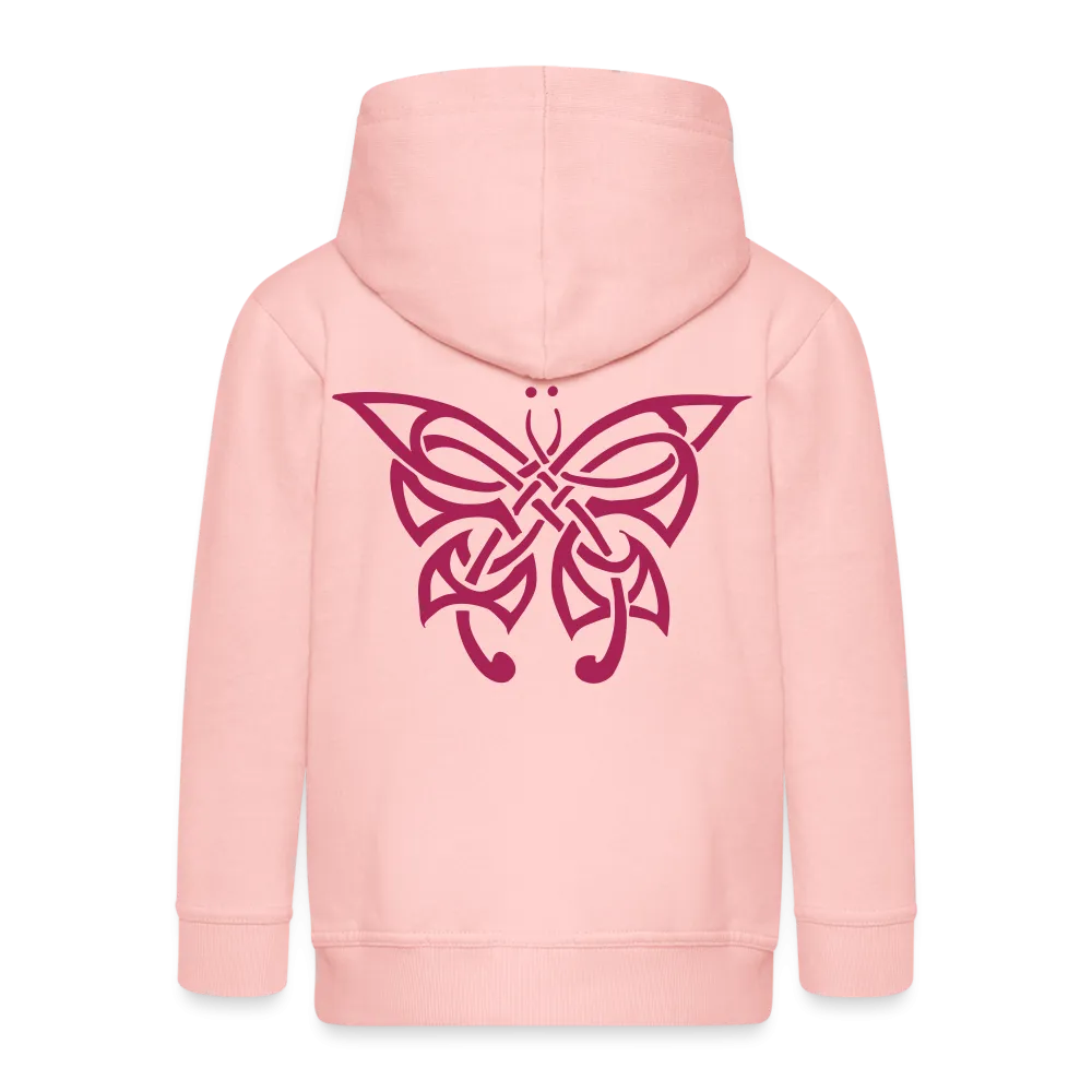 Veste à capuche Premium Enfant Papillon tribal
